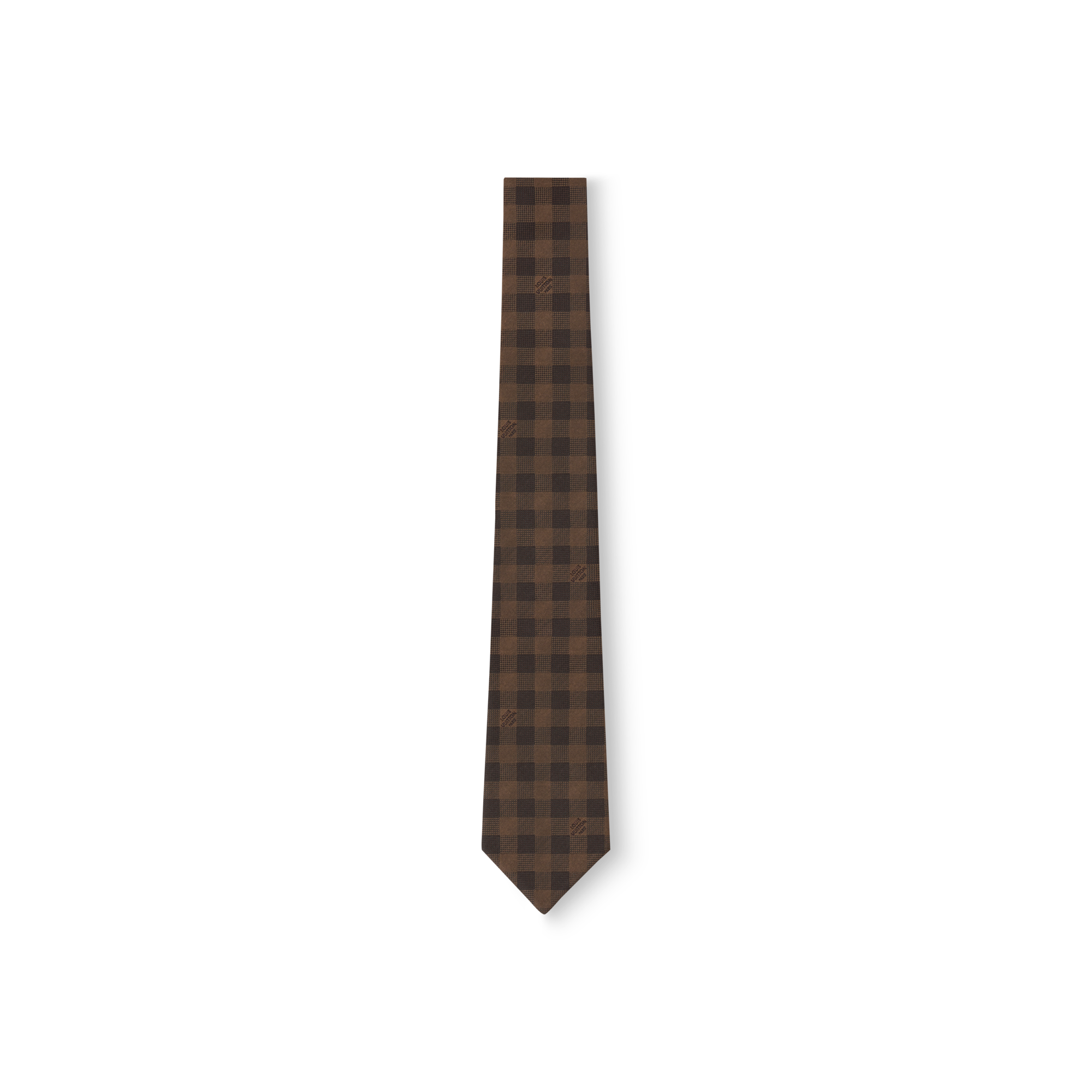 Louis Vuitton ブラウンチェックネクタイ ネクタイ・チェック S00｜ルイ・ヴィトン 公式サイト - M98639